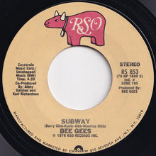 Load image into Gallery viewer, Bee Gees - You Should Be Dancing / Subway (7 inch Record / Used)
