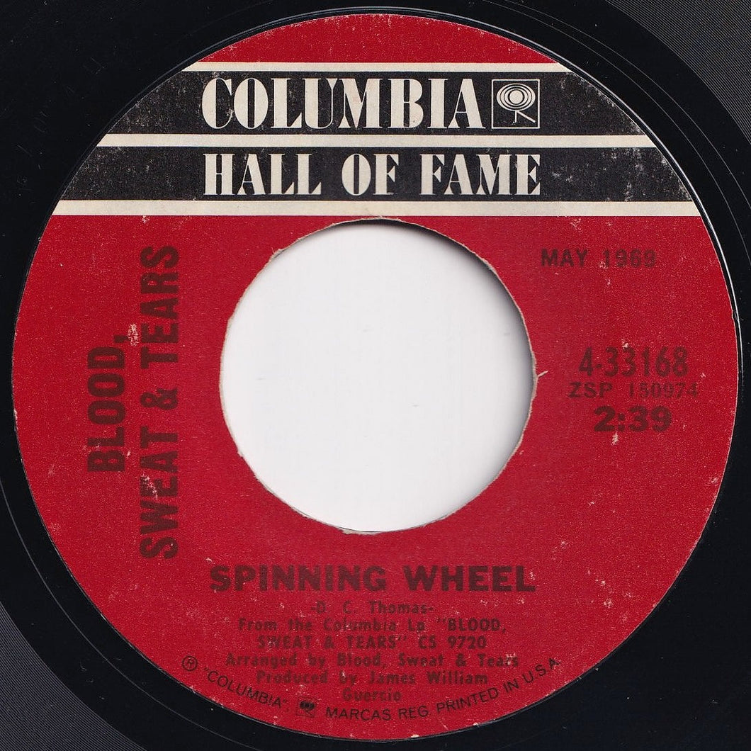 Blood, Sweat & Tears - Spinning Wheel / You've Made Me So Very Happy (7 inch Record / Used)