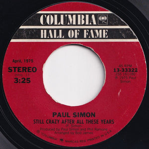 Paul Simon - 50 Ways To Leave Your Lover / Still Crazy After All These Years (7 inch Record / Used)