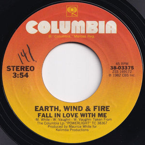 Earth Wind & Fire - Fall In Love With Me / Lady Sun (7 inch Record / Used)