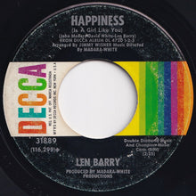 画像をギャラリービューアに読み込む, Len Barry - Like A Baby / Happiness (Is A Girl Like You) (7 inch Record / Used)
