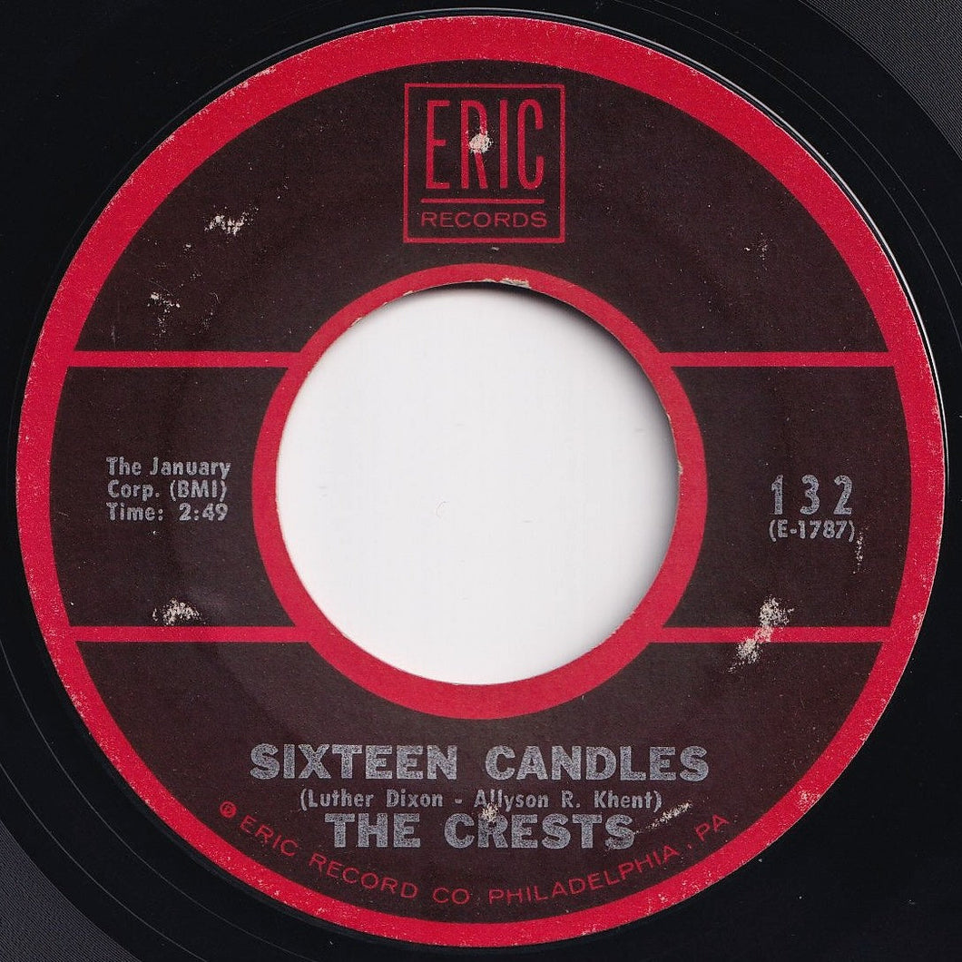 Crests - Sixteen Candles / Trouble In Paradise (7 inch Record / Used)