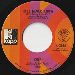 Cher - Gypsys, Tramps & Thieves / He'll Never Know (7 inch Record / Used)