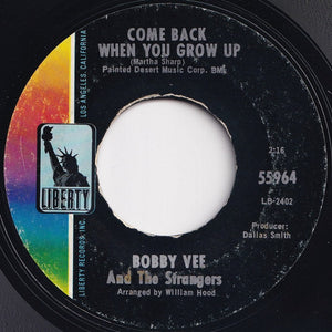 Bobby Vee - Come Back When You Grow Up / Swahili Serenade (7 inch Record / Used)