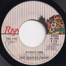 Load image into Gallery viewer, John Cougar Mellencamp - Authority Song / Pink Houses (Acoustic Version) (7 inch Record / Used)
