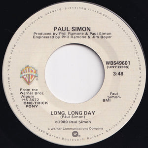 Paul Simon - One-Trick Pony / Long, Long Day (7 inch Record / Used)