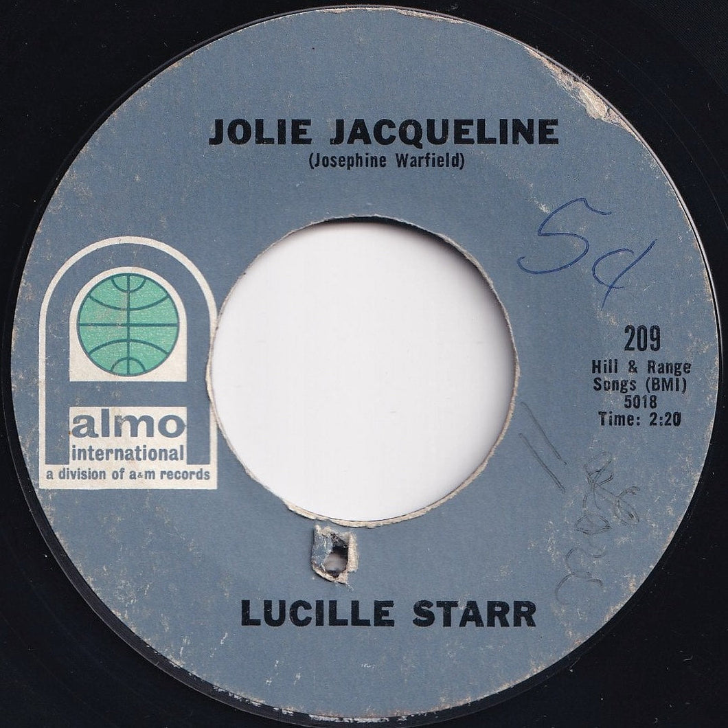 Lucille Starr - Jolie Jacqueline / Yours (7 inch Record / Used)