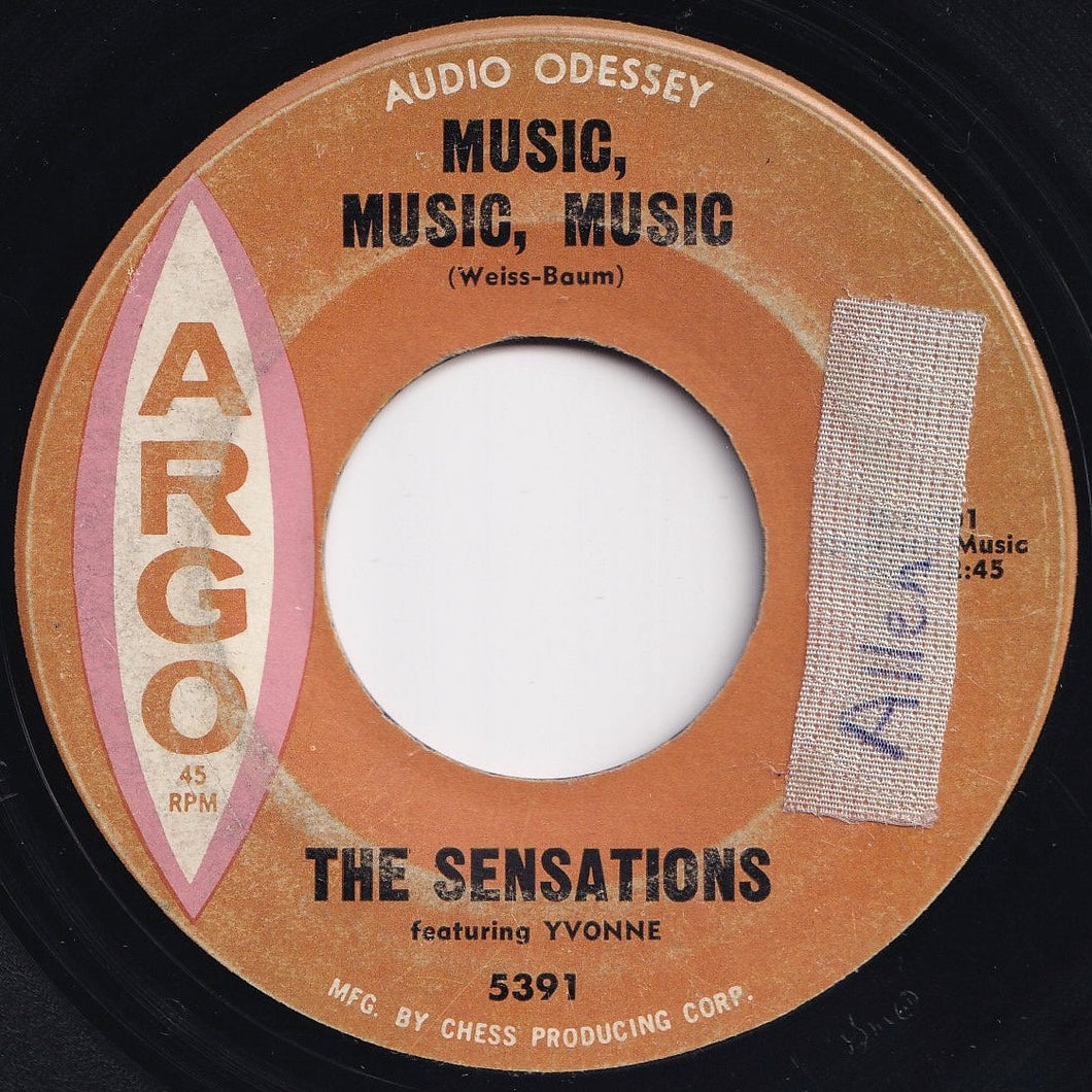 Sensations - Music, Music, Music / A Part Of Me (7 inch Record / Used)