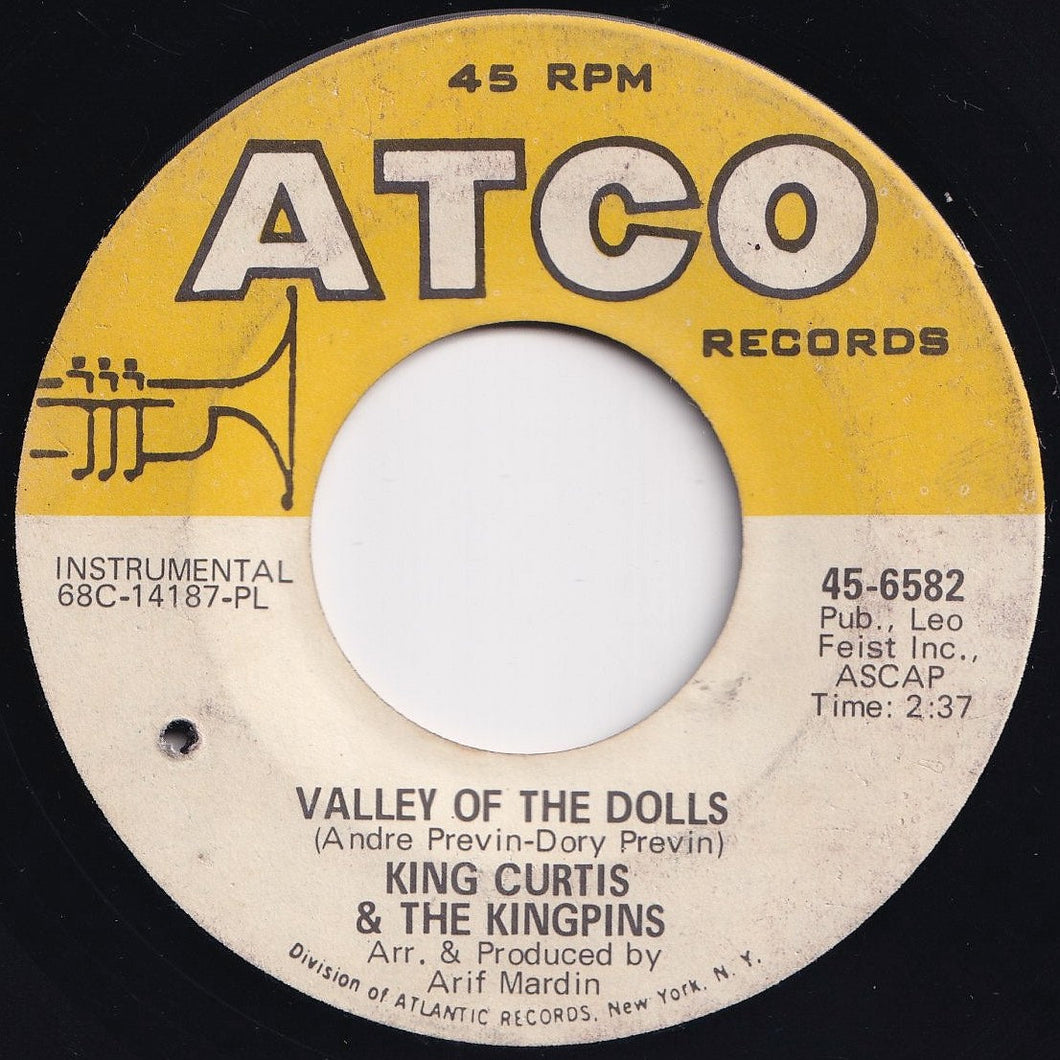 King Curtis & The Kingpins - Valley Of The Dolls / 8th Wonder (7 inch Record / Used)