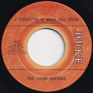 Lamp Sisters - A Woman With The Blues / I Thought It Was All Over (7 inch Record / Used)