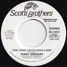 Load image into Gallery viewer, Terry Gregory - Every Second Someone Breaks A Heart / Every Second Someone Breaks A Heart (7 inch Record / Used)
