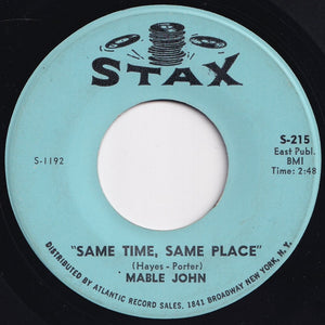 Mable John - Same Time, Same Place / Bigger & Better (7 inch Record / Used)