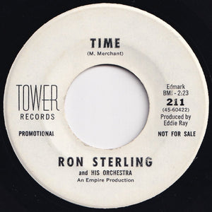 Ron Sterling And His Orchestra - Time / Two Lovers (7 inch Record / Used)