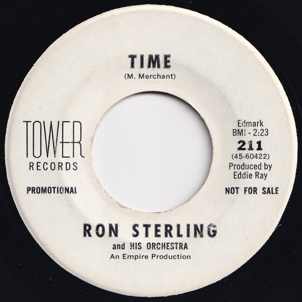 Ron Sterling And His Orchestra - Time / Two Lovers (7 inch Record / Used)