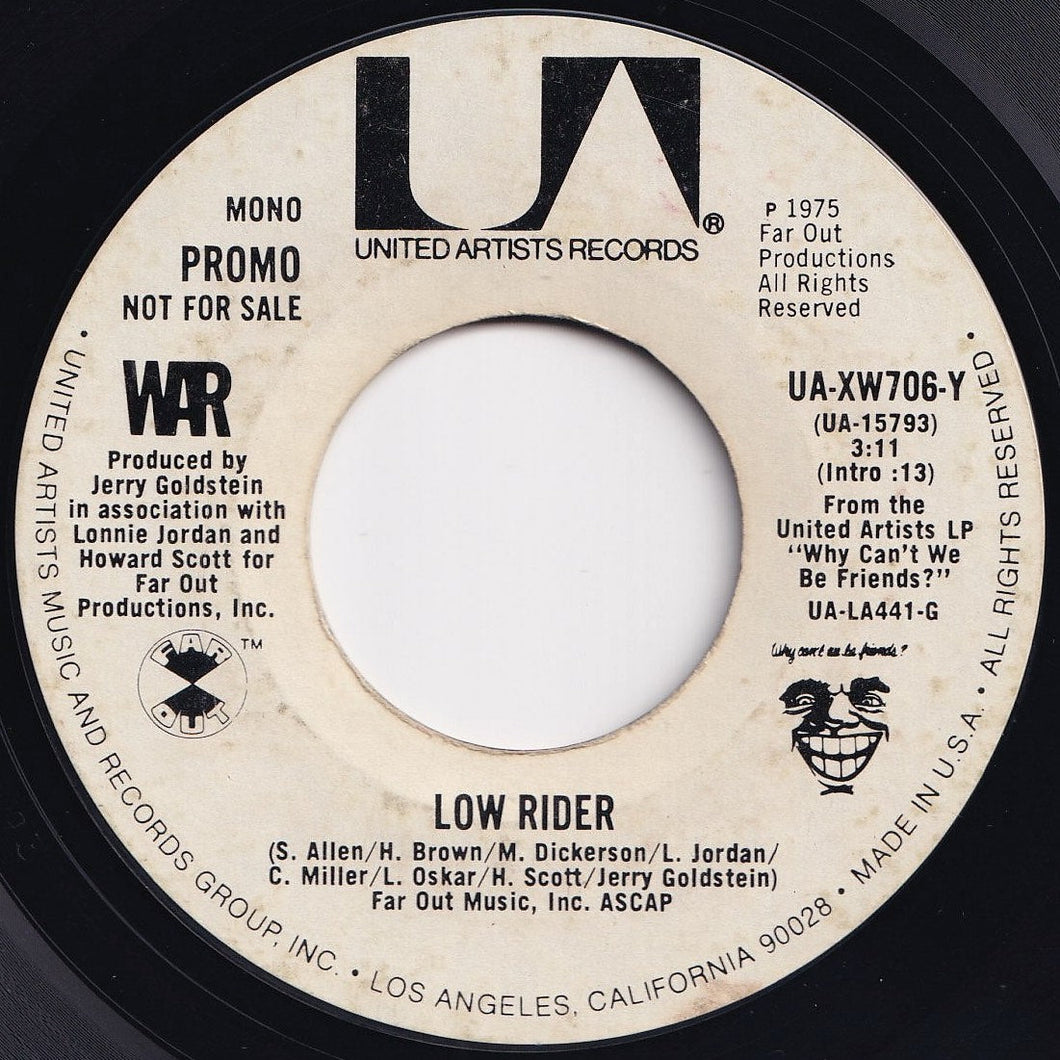 War - Low Rider / Low Rider (7 inch Record / Used)