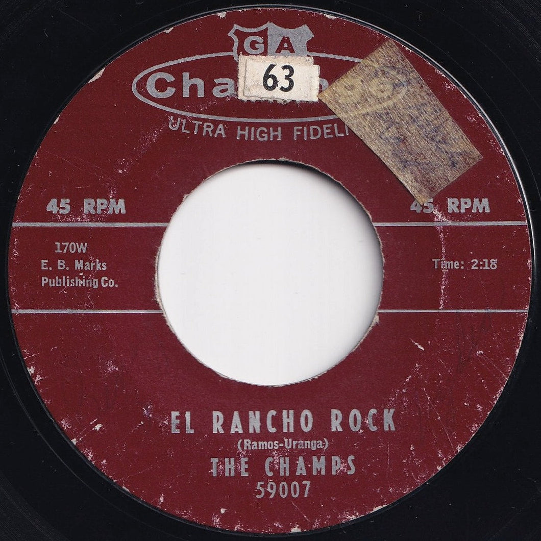 Champs - El Rancho Rock / Midnighter (7 inch Record / Used)