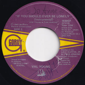 Val Young - If You Should Ever Be Lonely / (Instrumental) (7 inch Record / Used)