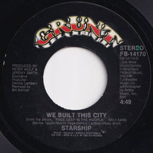 Load image into Gallery viewer, Starship - We Built This City / Private Room (Instrumental) (7 inch Record / Used)
