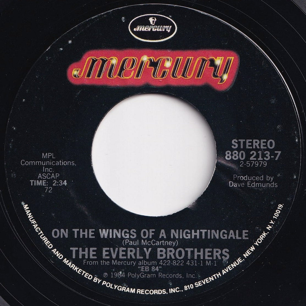 Everly Brothers - On The Wings Of A Nightingale / Asleep (7 inch Record / Used)