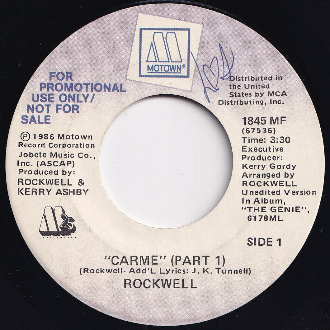 Rockwell - Carme / Carme (7 inch Record / Used)