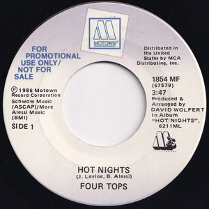 Four Tops - Hot Nights / Hot Nights (7 inch Record / Used)