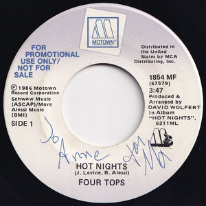 Four Tops - Hot Nights / Hot Nights (7 inch Record / Used)