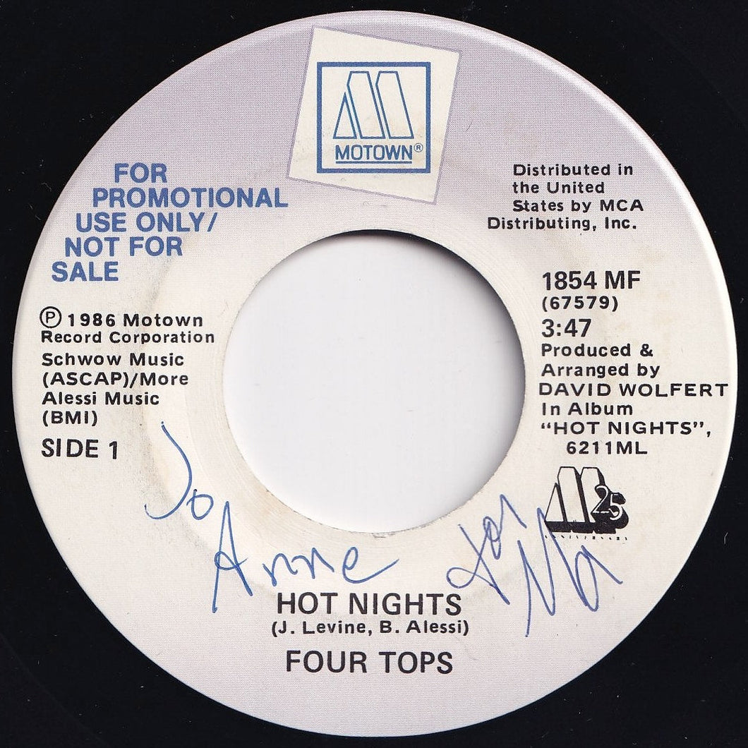 Four Tops - Hot Nights / Hot Nights (7 inch Record / Used)