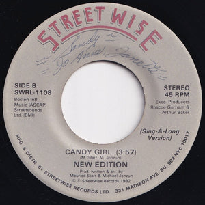 New Edition - Candy Girl / (Sing-A-Long Version) (7 inch Record / Used)