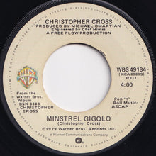 Load image into Gallery viewer, Christopher Cross - Ride Like The Wind / Minstrel Gigolo (7 inch Record / Used)
