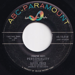 Lloyd Price And His Orchestra - (You've Got) Personality / Have You Ever Had The Blues (7 inch Record / Used)