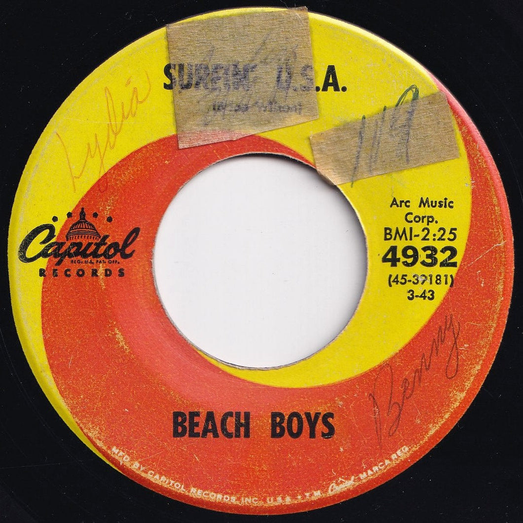 Beach Boys - Surfin' U.S.A. / Shut Down (7 inch Record / Used)