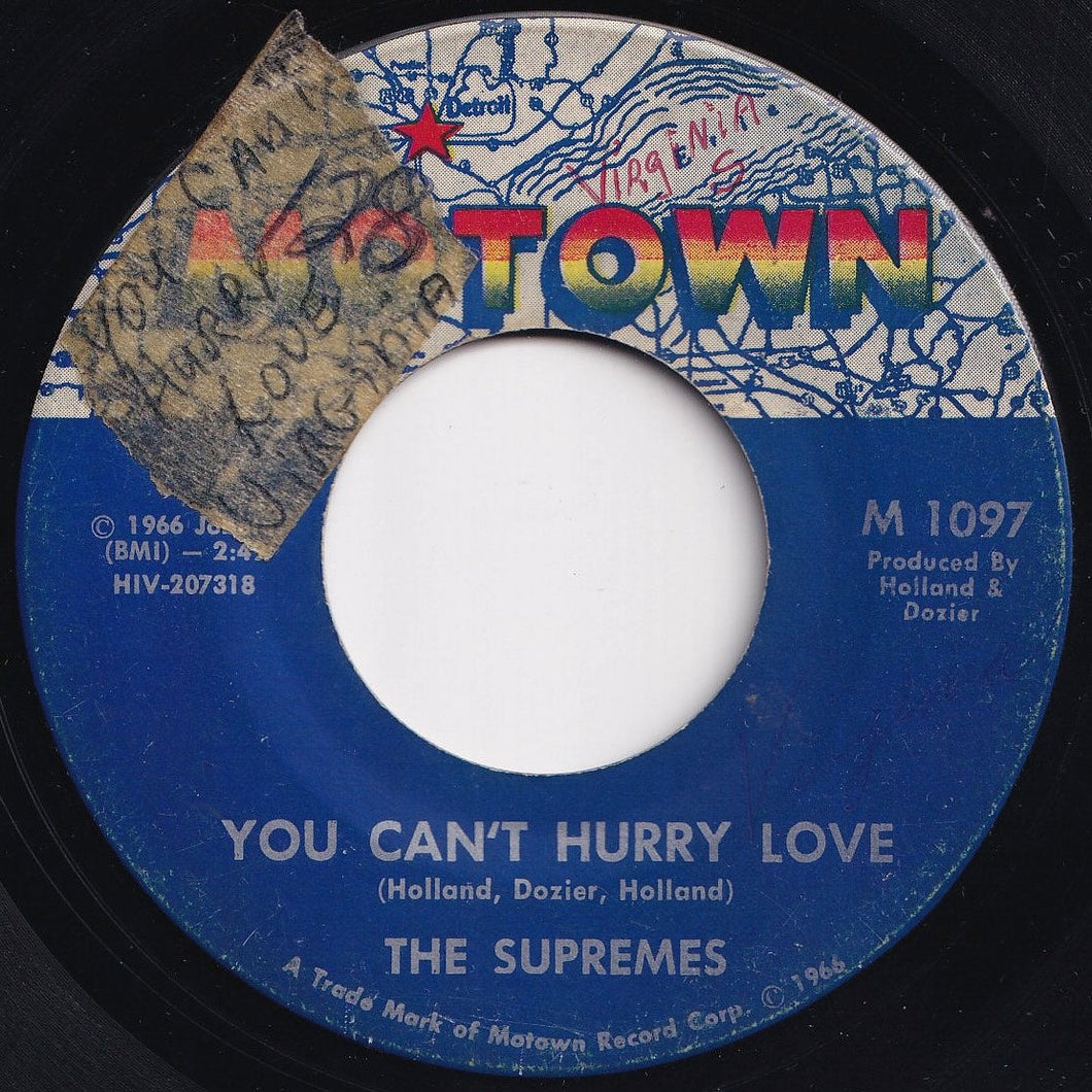 Supremes - You Can't Hurry Love / Put Yourself In My Place (7 inch Record / Used)