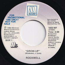 Load image into Gallery viewer, Rockwell - Grow-Up / Grow-Up (7 inch Record / Used)
