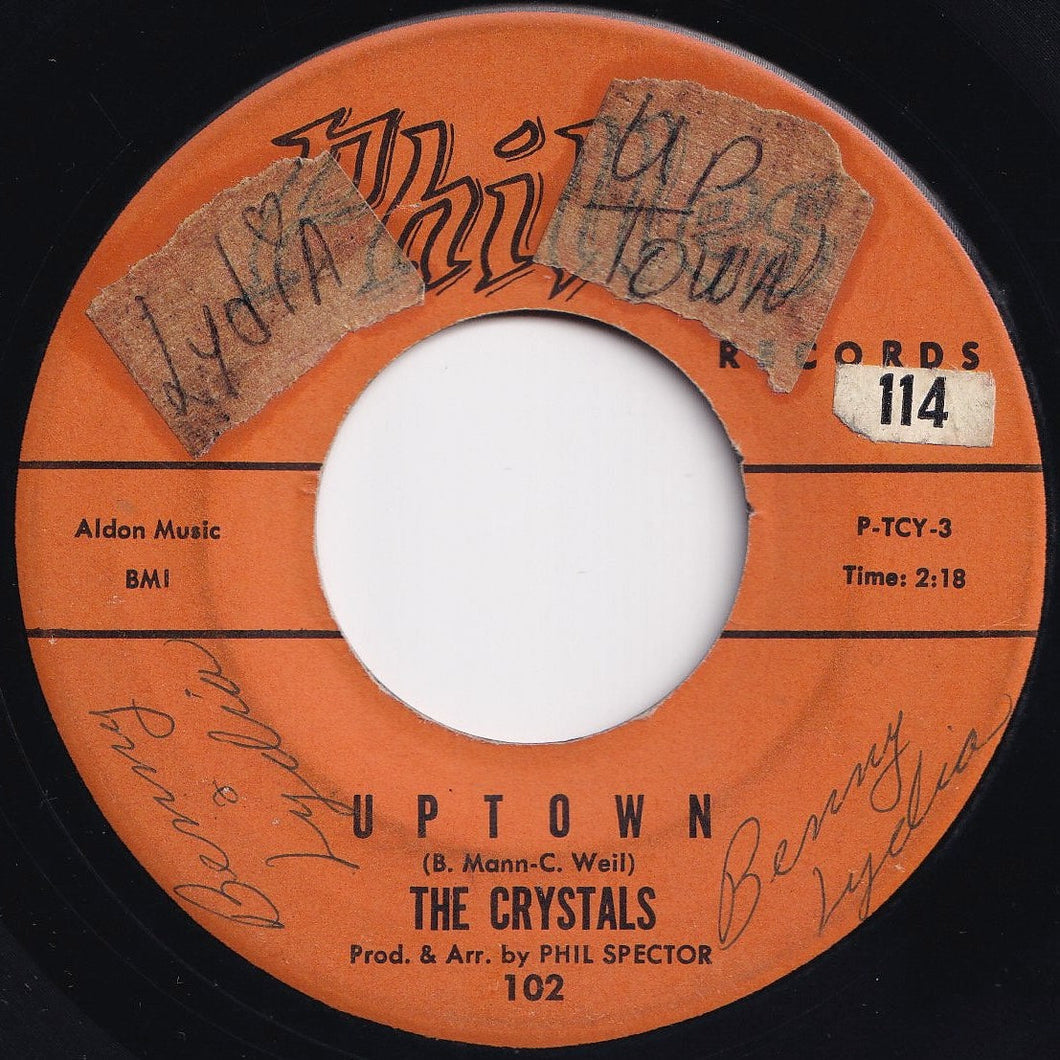 Crystals - Uptown / What A Nice Way To Turn Seventeen (7 inch Record / Used)