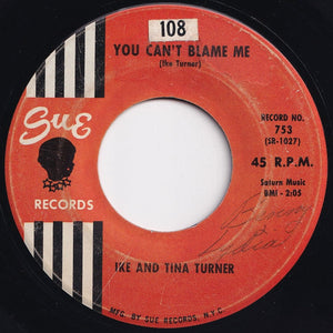 Ike And Tina Turner - Poor Fool / You Can't Blame Me (7 inch Record / Used)