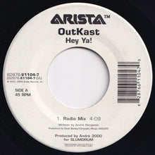 画像をギャラリービューアに読み込む, OutKast - Hey Ya! (Radio Mix) / (Instrumental) (7 inch Record / Used)
