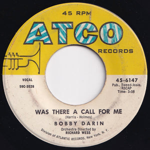 Bobby Darin - Mack The Knife / Was There A Call For Me (7 inch Record / Used)