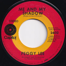 画像をギャラリービューアに読み込む, Peggy Lee - Is That All There Is / Me And My Shadow (7 inch Record / Used)

