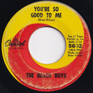 Beach Boys - Sloop John B / You're So Good to Me (7 inch Record / Used)