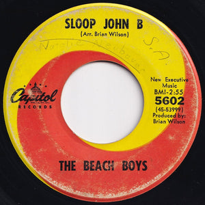 Beach Boys - Sloop John B / You're So Good to Me (7 inch Record / Used)