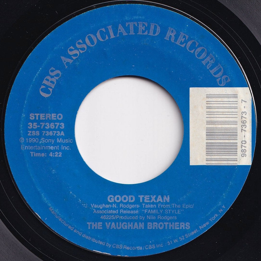 Vaughan Brothers - Good Texan / Baboom - Mama Said (7 inch Record / Used)