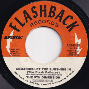 Fifth Dimension - Aquarius - Let The Sunshine In / Up-Up And Away (7 inch Record / Used)