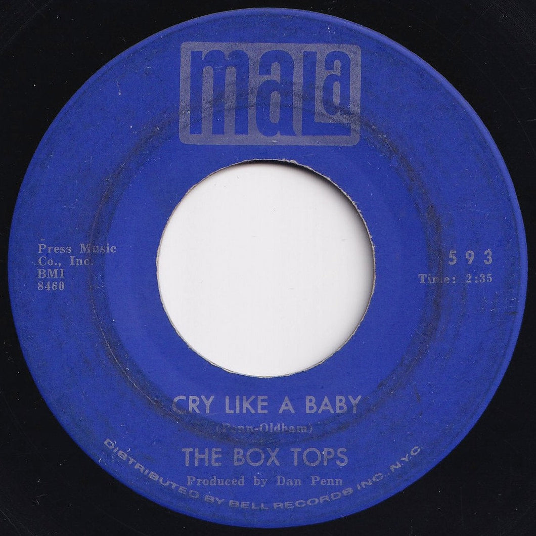 Box Tops - Cry Like A Baby / The Door You Closed To Me (7 inch Record / Used)