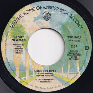 Randy Newman - Short People / Old Man On The Farm (7 inch Record / Used)