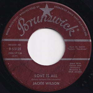 Jackie Wilson - That's Why (I Love You So) / Love Is All (7 inch Record / Used)