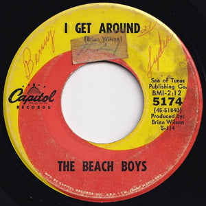 Beach Boys - Don't Worry Baby / I Get Around (7 inch Record / Used)