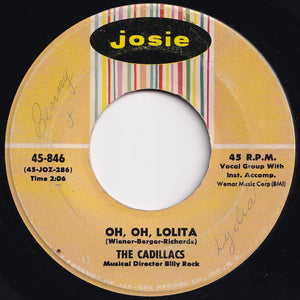 Cadillacs - Peek-A-Boo / Oh, Oh, Lolita (7 inch Record / Used)