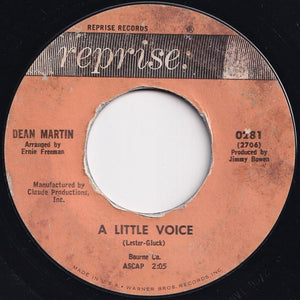 Dean Martin - Everybody Loves Somebody / A Little Voice (7 inch Record / Used)