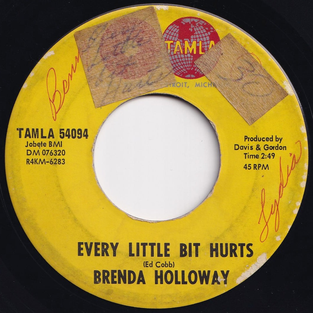 Brenda Holloway - Every Little Bit Hurts / Land Of A Thousand Boys (7 inch Record / Used)