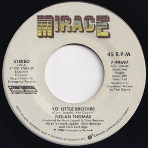 Nolan Thomas - Yo' Little Brother / (Dub Mix) (7 inch Record / Used)